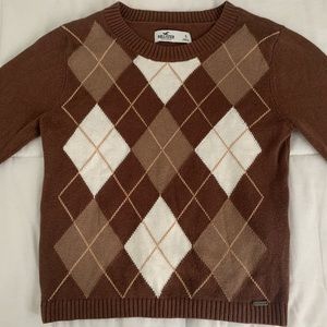 hollister cropped sweater